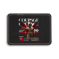 Courage And Discipline Warrior Rectangle  Leatherette Patch | Artistshot