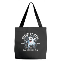 Creep It Real - Skateboard Ghost Tote Bags | Artistshot