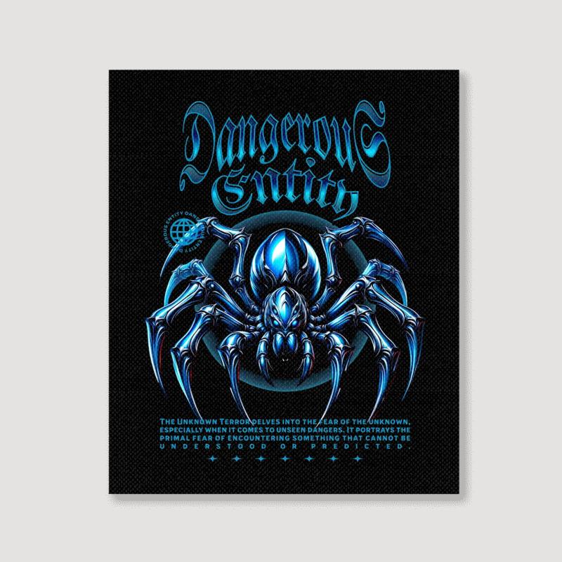 Dangerous Entity Portrait Canvas Print | Artistshot