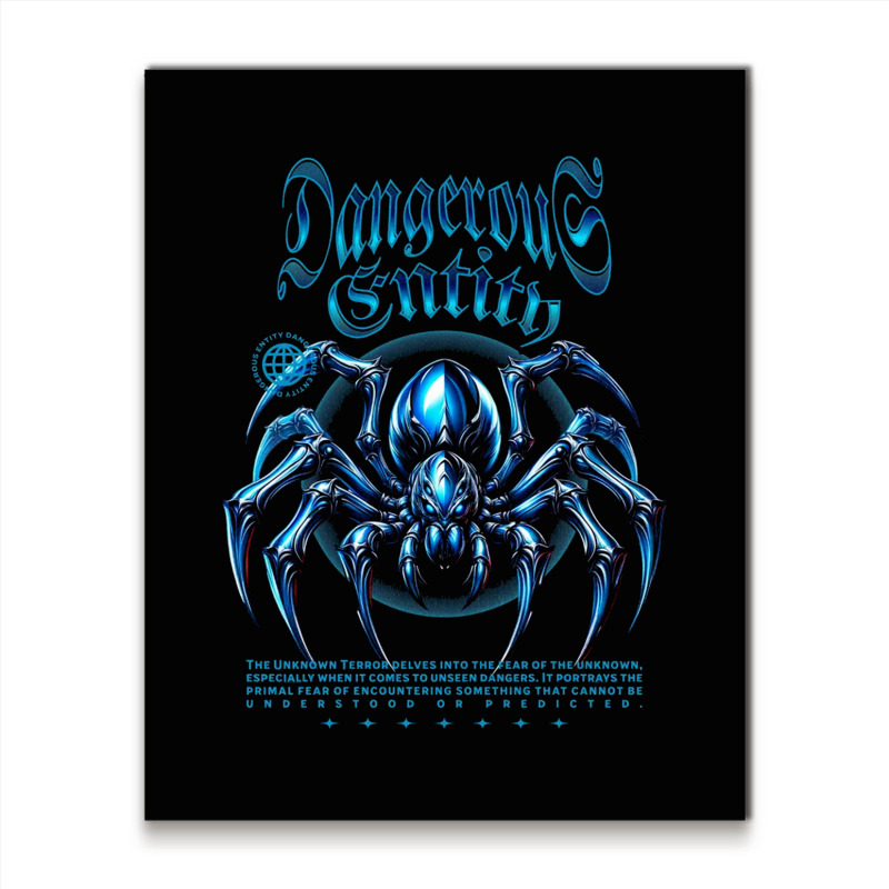 Dangerous Entity Metal Print Vertical | Artistshot