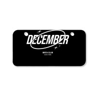 December Bicycle License Plate | Artistshot