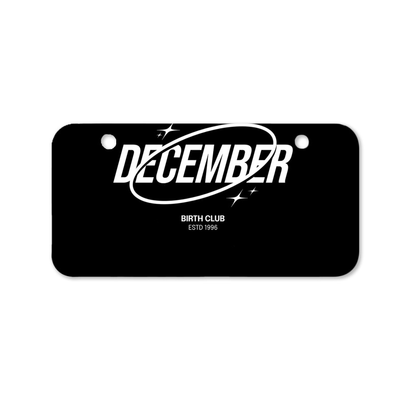 December Bicycle License Plate | Artistshot