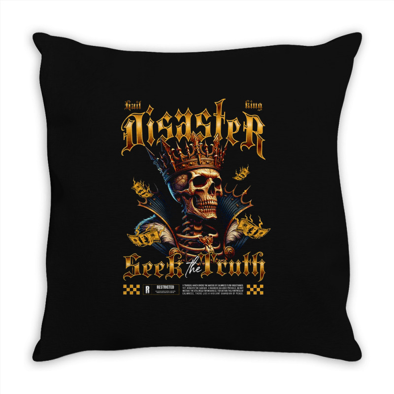 Disaster Seek The Truth Throw Pillow | Artistshot