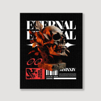 Eternal Skull Portrait Canvas Print | Artistshot