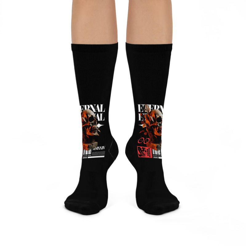 Eternal Skull Crew Socks | Artistshot