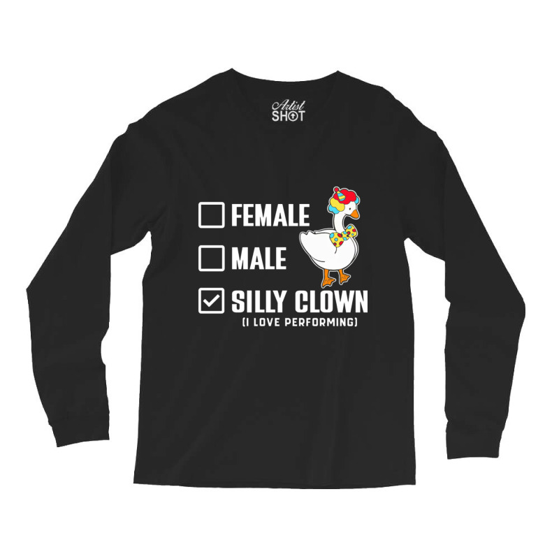 Funny Clown Perform Love Long Sleeve Shirts | Artistshot