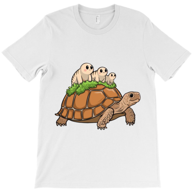 Tortoise Carrying Tardigrade Family On Flexfit Fit T-shirt | Artistshot