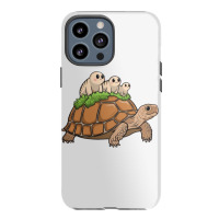 Tortoise Carrying Tardigrade Family On Flexfit Fit Iphone 13 Pro Max Case | Artistshot