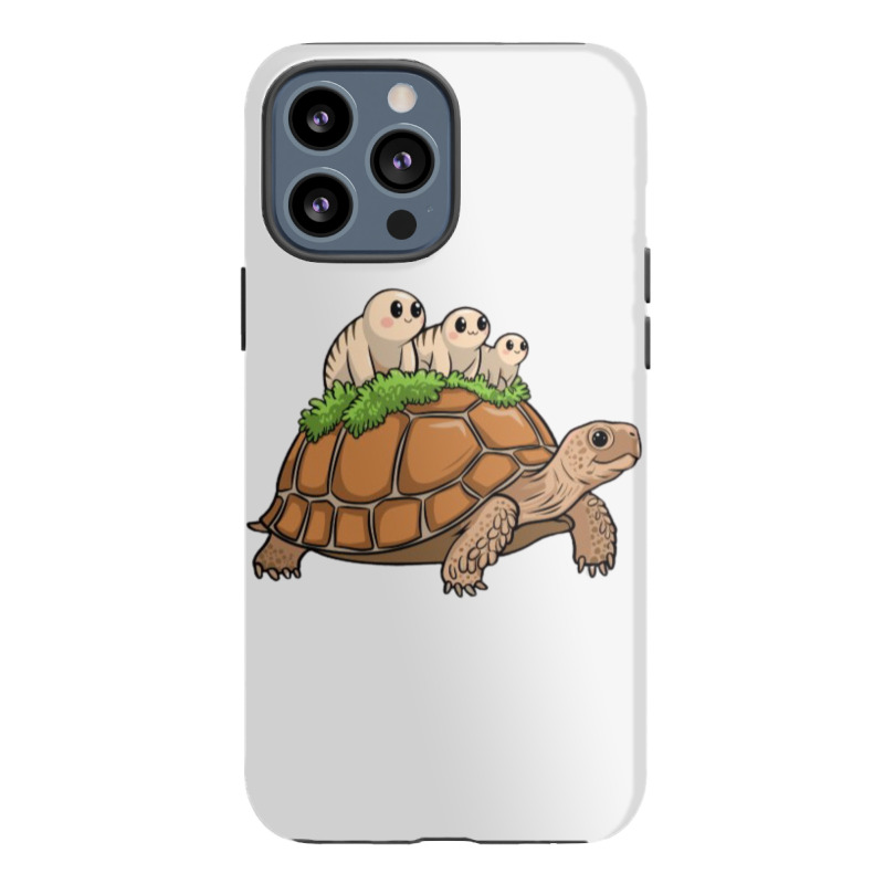 Tortoise Carrying Tardigrade Family On Flexfit Fit Iphone 13 Pro Max Case | Artistshot