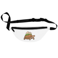 Tortoise Carrying Tardigrade Family On Flexfit Fit Fanny Pack | Artistshot