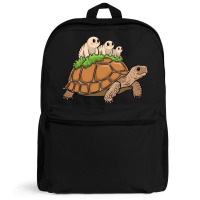 Tortoise Carrying Tardigrade Family On Flexfit Fit Backpack | Artistshot