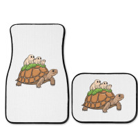 Tortoise Carrying Tardigrade Family On Flexfit Fit Full Set Car Mats | Artistshot