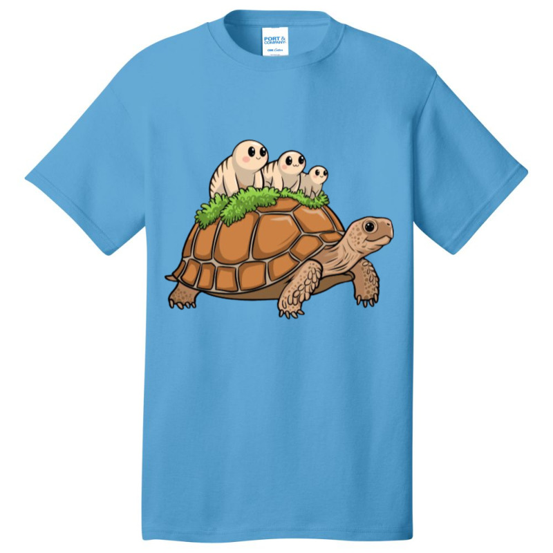 Tortoise Carrying Tardigrade Family On Flexfit Fit Basic T-shirt | Artistshot