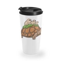 Tortoise Carrying Tardigrade Family On Flexfit Fit Travel Mug | Artistshot