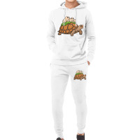 Tortoise Carrying Tardigrade Family On Flexfit Fit Hoodie & Jogger Set | Artistshot