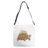 Tortoise Carrying Tardigrade Family On Flexfit Fit Adjustable Strap Totes | Artistshot