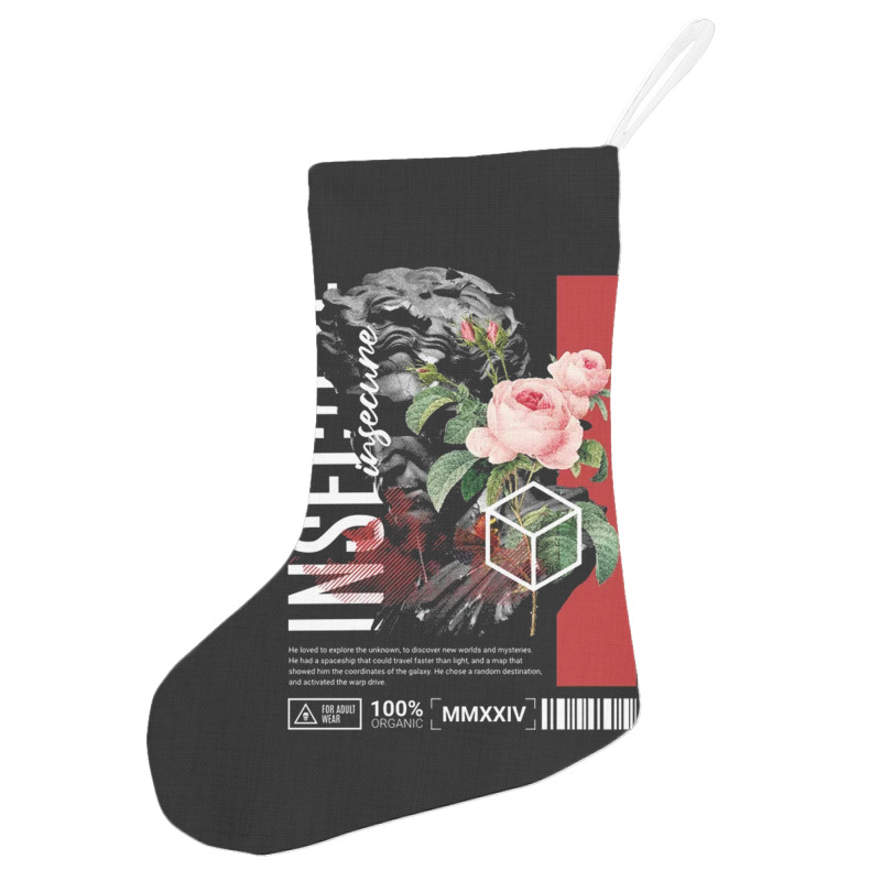 Insecure Floral Statue Holiday Stocking | Artistshot