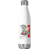 Insecure Floral Statue Stainless Steel Water Bottle | Artistshot