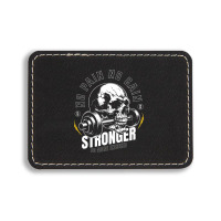 No Pain No Gain Rectangle  Leatherette Patch | Artistshot