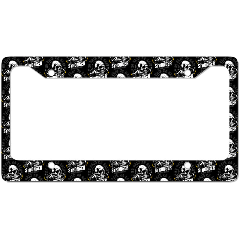 No Pain No Gain License Plate Frame | Artistshot