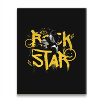 Rockstar - Music Metal Print Vertical | Artistshot