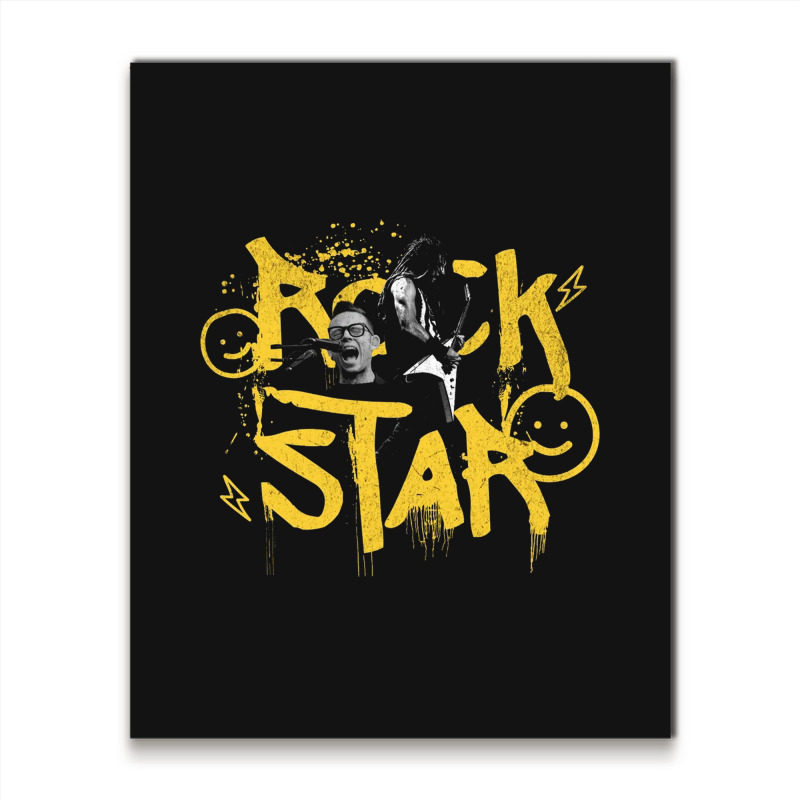 Rockstar - Music Metal Print Vertical | Artistshot