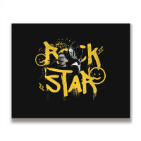 Rockstar - Music Metal Print Horizontal | Artistshot