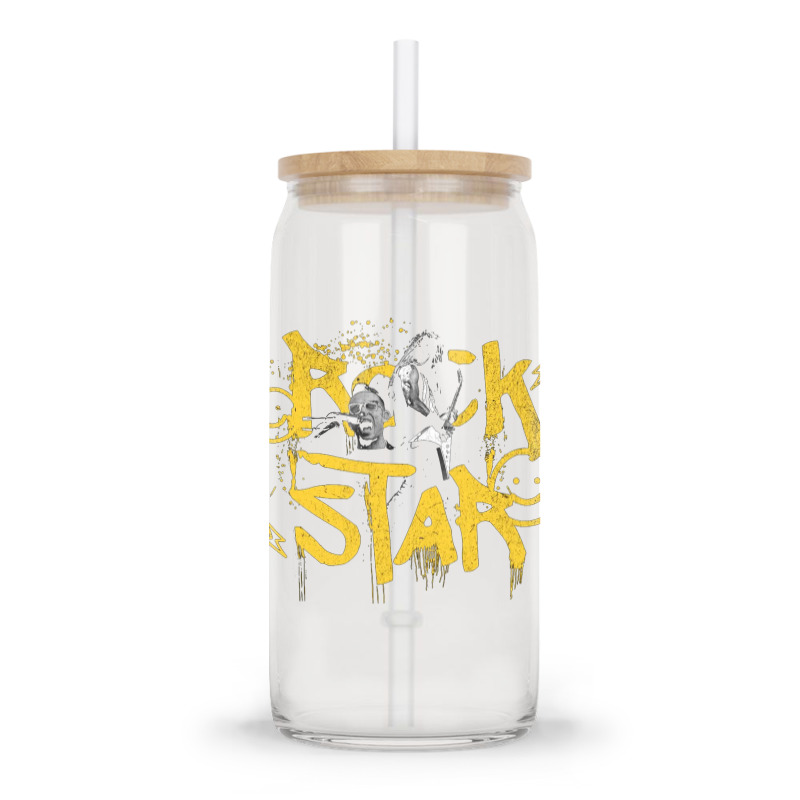 Rockstar - Music Glass Tumbler | Artistshot