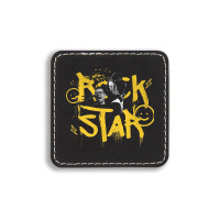 Rockstar - Music Square Leatherette Patch | Artistshot