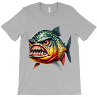 Fierce Piranha Attack T-shirt | Artistshot