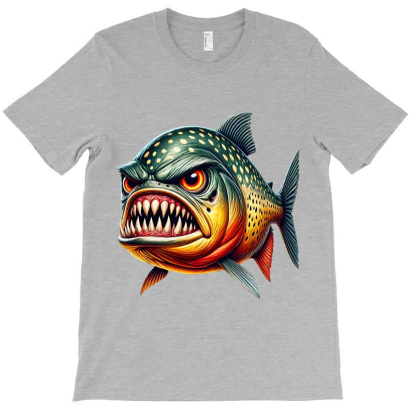 Fierce Piranha Attack T-shirt | Artistshot