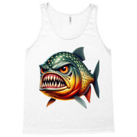 Fierce Piranha Attack Tank Top | Artistshot