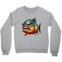 Fierce Piranha Attack Crewneck Sweatshirt | Artistshot