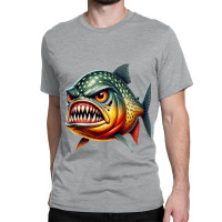 Fierce Piranha Attack Classic T-shirt | Artistshot