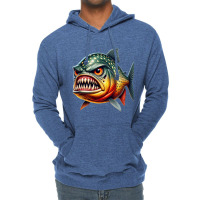 Fierce Piranha Attack Lightweight Hoodie | Artistshot