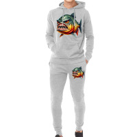 Fierce Piranha Attack Hoodie & Jogger Set | Artistshot