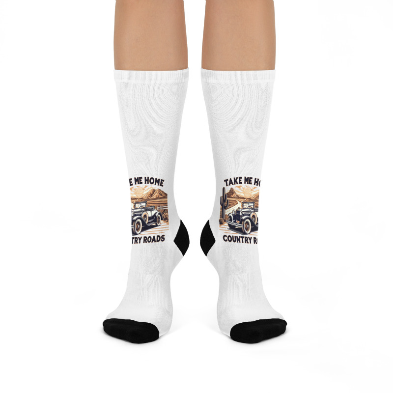 Take Me Home Crew Socks | Artistshot