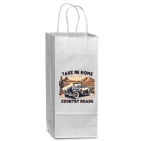 Take Me Home Wine Paper Bag - 5 1/2 X 3 1/4 X 13 | Artistshot