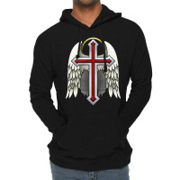 Guardian Winged Cross Lightweight Hoodie | Artistshot