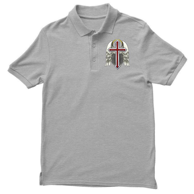 Guardian Winged Cross Men's Polo Shirt | Artistshot