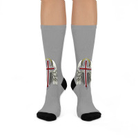 Guardian Winged Cross Crew Socks | Artistshot