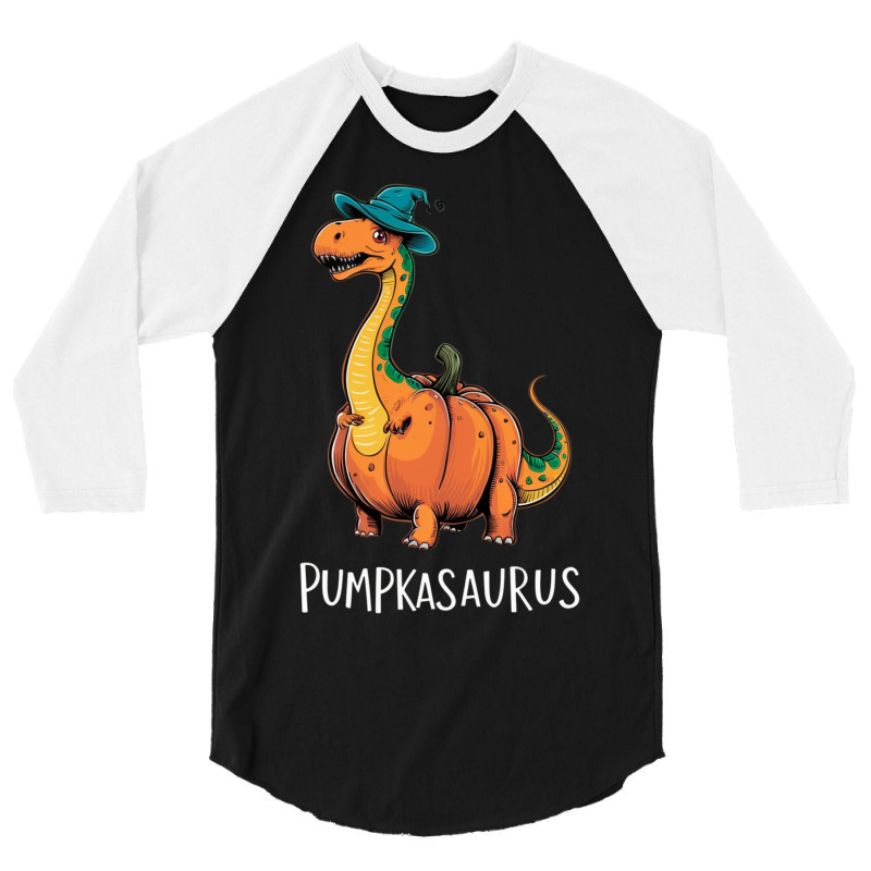 Pumpkasaurus 3/4 Sleeve Shirt | Artistshot