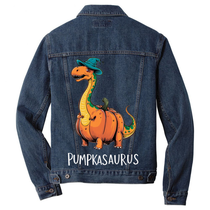 Pumpkasaurus Men Denim Jacket | Artistshot