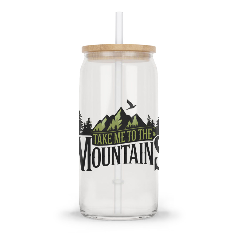 Take Me To The Mountains Glass Tumbler | Artistshot