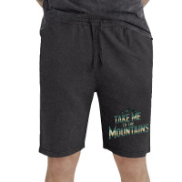 Quotes Take Me To The Mountains Vintage Short | Artistshot