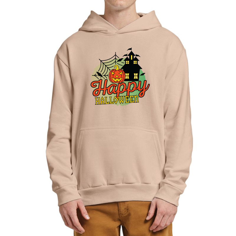 Happy Halloween Pumpkin Boo Witch Urban Pullover Hoodie | Artistshot