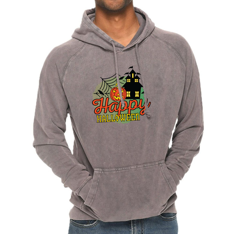 Happy Halloween Pumpkin Boo Witch Vintage Hoodie | Artistshot