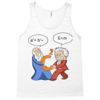 Geek Nerdy Pythagoras Vs Einstein Tank Top | Artistshot