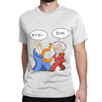 Geek Nerdy Pythagoras Vs Einstein Classic T-shirt | Artistshot