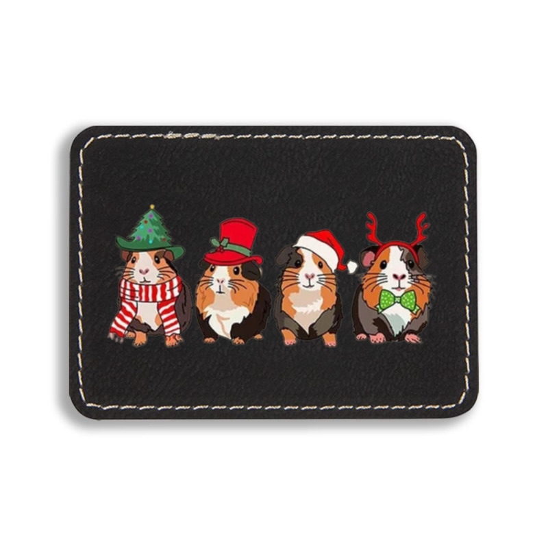 Merry Pigmas Rectangle  Leatherette Patch | Artistshot